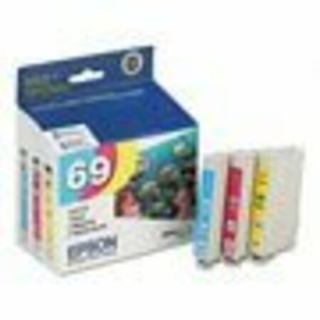 EPSON Cyan, Magenta, and Yellow Inkjet Cartridges Multi Pack T069520